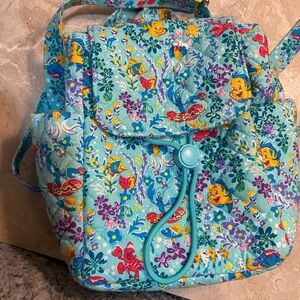 Vera Bradley Aqua Floral Backpack